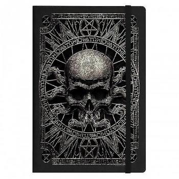 Cuaderno A5 Grindstore Pagan Cráneo Negro One Size