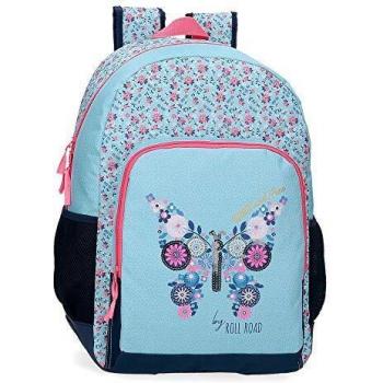 Roll Road Wild and Free Mochila Escolar Adaptable a Carro Multicolor 33x46x17 cms Poliéster 25.81L