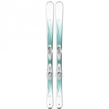 Salomon Esquí Set E Kiana + E iones 10 W L, White/Turquoise