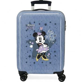 Disney Minnie Style Mujer Maleta de Cabina Rígida Azul 38x55x20cm 34L