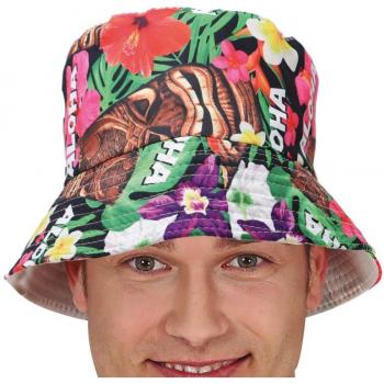 Gorro Hawaiano Aloha Floral adulto