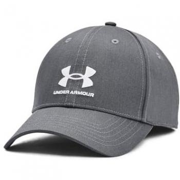 Under Armour Men's Branded Lockup Adjustable Baseball Cap - Grey - One Size