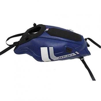 Bagster Tank Cover MT 07 BALTIC BLUE/BLACK LARIO/DECO WHITE/SILVER 2017, Baltic blue/LARIO/Deco White/Argent | 1681M