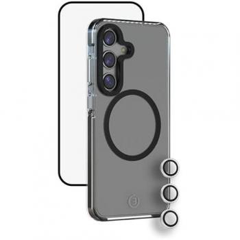 Paquete de Protección 4 en 1 para Samsung Galaxy S21 - Funda Móvil, Cristal Blindado y Protector de Cámara a Prueba de Golpes