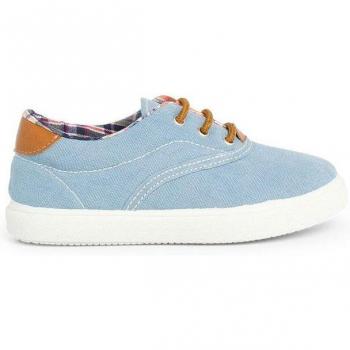 Zapatillas de lona para niños con cordones a contraste Pisamonas