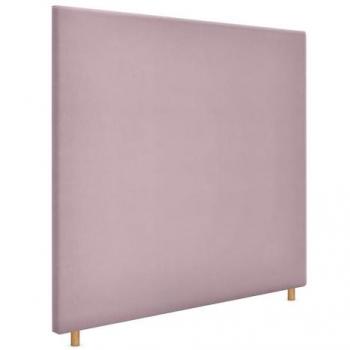 Cabecero Tapizado Aqualine Liso hasta el Suelo 135x120cm en Tela Salmón para Camas 120/135