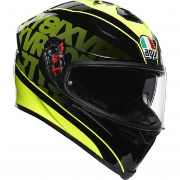 AGV K5 S Casco Integral Modular Negro Amarillo 2XL