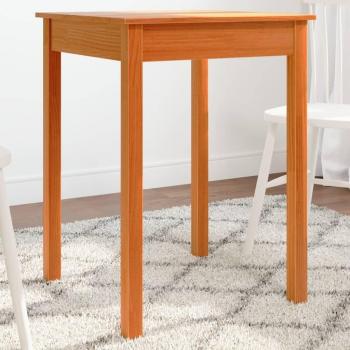 Mesa de Comedor Sakura Madera Maciza de Pino Marrón 75x55x55 cm