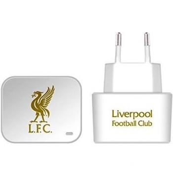 Official Liverpool Football Club Liverbird Gold Crest & Liverbird White EU Charger & Micro-USB Cable for Huawei Stream S 302HW