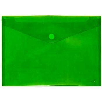 Grafoplás 04872220. Sobres plástico tamaño folio －12 unidades color verde