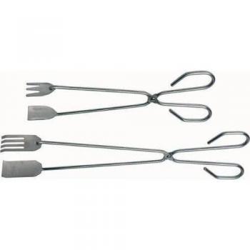 WAS 1572400 de parrilla de pinzas de 40 cm, acero inoxidable