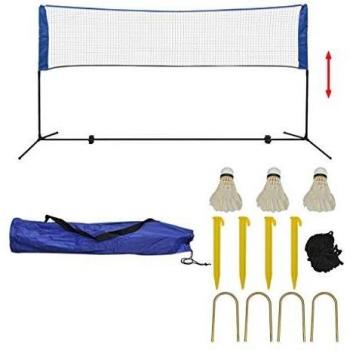 Red de bádminton con volantes 300x155 cm