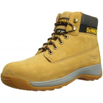 DEWALT Apprentice Honig - Botas de cuero para hombre, Amarillo, 42 EU