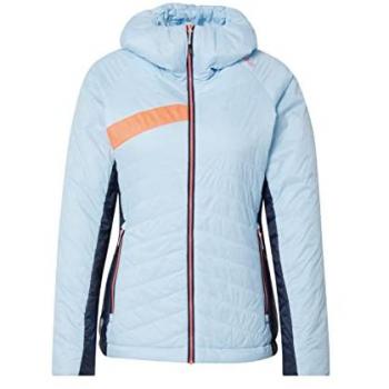 CMP Women's Insulated Hooded Jacket - Crystal Blue - Size 40