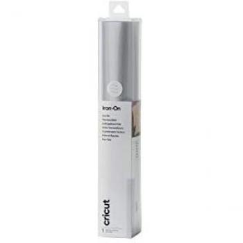 Cricut Everyday Iron-On Value Vinilo Termoadhesivo, Plateado, 30.5 cm x 61 cm