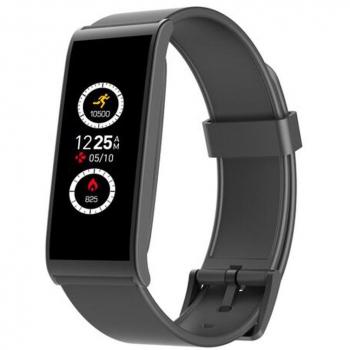 MyKronoz MKZEFIT4B - Pulsera de Actividad y sueño ZeFit 4 HR, Color Negro