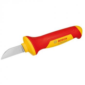 Cuchillo para cable de hoja recta VDE Bosch Professional (acero S2, aislado)