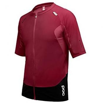 POC Resistance Pro Enduro Camiseta de Ciclismo, Hombre, Rojo