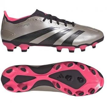 Botas de fútbol adidas Predator League MG gris unisex (talla 40)