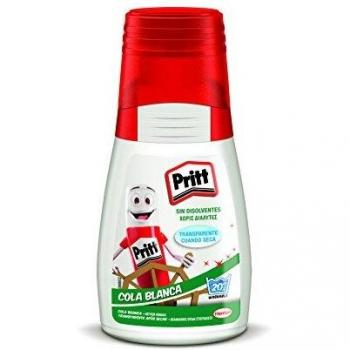 Pritt Cola Blanca, pegamento líquido blanco fácil de aplicar, cola universal fuerte para manualidades, cola líquida sin disolventes para múltiples materiales, 1 x 50 kg