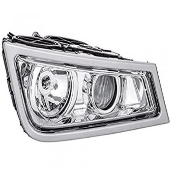 Faro antiniebla HELLA 1PL 010 477-241, tipo DE-Faro antiniebla, compatible con Volvo FH y FM, acabado en cromo, cumple con las normativas ECE/CCC, posición