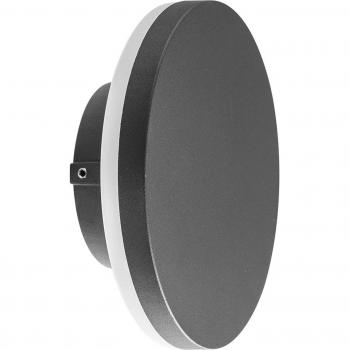 Aplique de Pared LED Mantra Bora 1 Luz Color Antracita Exterior Circular