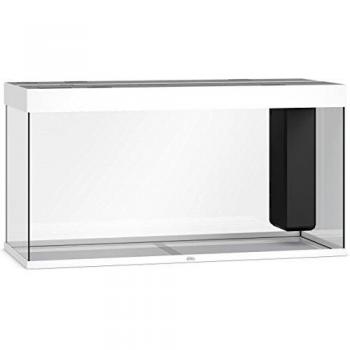 Acuario Juwel Rio LED 350 Blanco - Acuario de agua dulce, capacidad de 350 litros, iluminación LED integrada, filtro interno Bioflow, tapa con apertura para alimentación, diseño moderno y elegante en color blanco