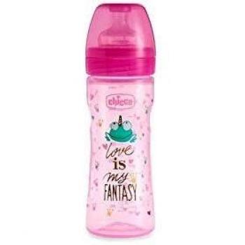 Chicco Biberón Love Silicone 250 ml 2M +