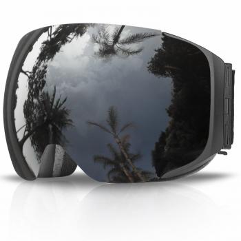 Gafas de Esquí, eDriveTech Máscara Gafas Esqui Snowboard Nieve Espejo para Hombre Mujer Adultos Juventud Jóvenes Chicos Chicas Anti Niebla Gafas de Esquiar OTG Protección UV Magnéticos Esférica Lentes