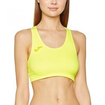 Joma Skin Sujetador, Mujer, Amarillo, XL