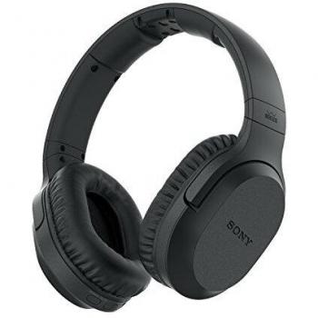 Sony MDR-RF895RK Auriculares Diadema Inalámbricos con Cancelación de Ruido, Alcance 100m, 20 Horas de Batería, Modo Voz, Color Negro