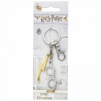 Llavero Harry Potter Gafas y Rayo Mujer Standard, Aleación de Zinc