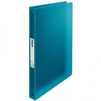 Esselte Carpeta de 4 Anillas, Para 140 Folios, A4, Azul, Colour'Ice, 626247
