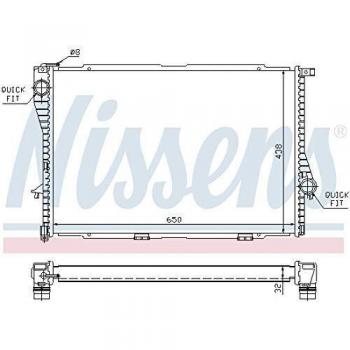 NISSENS 60648 - Refrigeración del motor