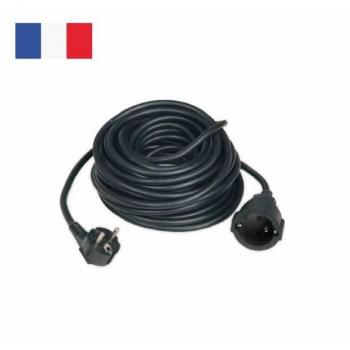 Prolongador eléctrico sistema FRANCES 25 metros negro