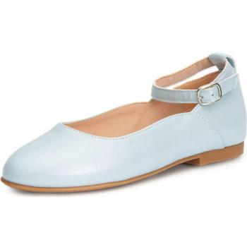 Zapatos de Ceremonia para Niña Titanitos modelo F140 Evelyn en color celeste
