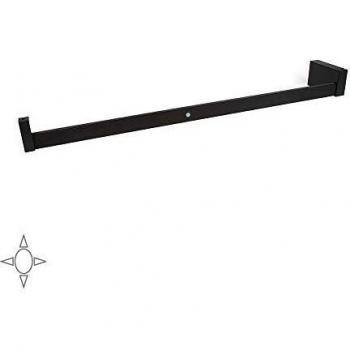 EMUCA - Iluminación para Armario o vestidor, Barra de Armario con luz LED Recargable y Detector de Movimiento, Aluminio Color Moka, L 708-858mm