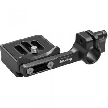 SmallRig 3853 Quick Release Plate with 15mm Rod Clamp and Arca-Swiss Compatibility