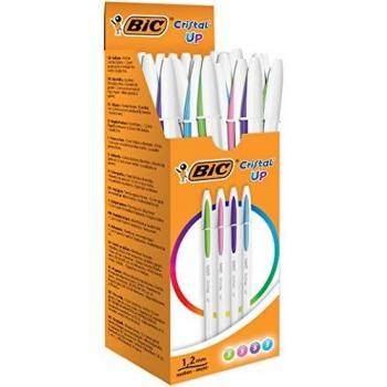 BIC Cristal UP, Pack De 20 Bolígrafos, Surtidos