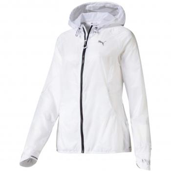 Puma Get Fast Jacket Sudadera, Mujer, White, L