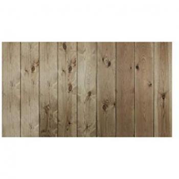 Cabecero de madera maciza DECOWOOD Flandes II en varios acabados y medidas, tono envejecido 180x80cm, tono roble oscuro 180x80cm, fabricado en madera de pino Fland
