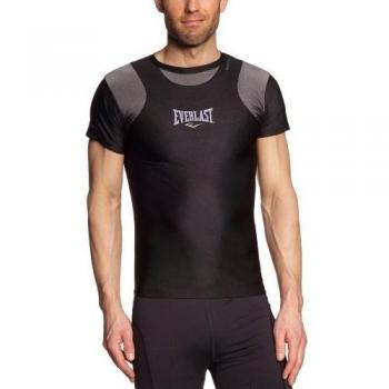 Everlast 4429 - Camiseta de boxeo unisex, color negro, talla S