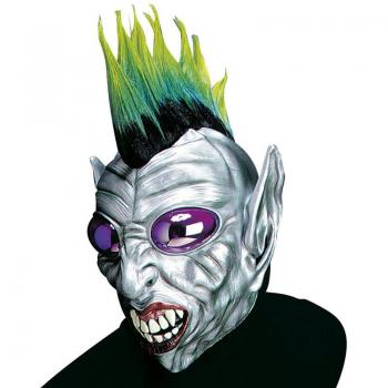 Máscara de Alien Punky con Cresta