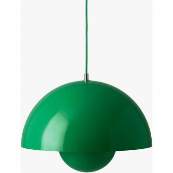 Lámpara Colgante Flowerpot VP7, Ø 37 cm, Verde Señal
