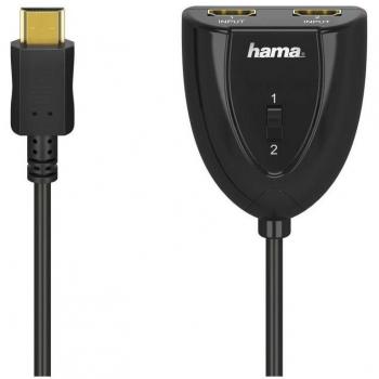 Cable HDMI Hama 00205161 con 2 entradas HDMI y resolución de hasta 1080p