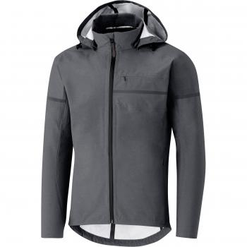 SHIMANO ECWRACWQS31MQ4 - Chaqueta, L, Gris, Unisex