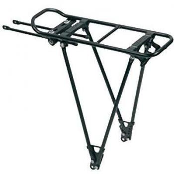 Portaequipajes Racktime Foldit Fix 28 Aluminio Negro, Peso 690g, Carga Máxima 25kg