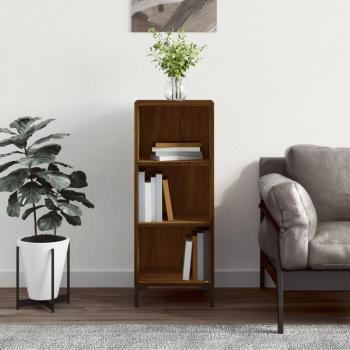 Aparador de Madera Multicapa Marrón Roble 34.5x32.5x90 cm