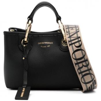 Emporio Armani MY EA BORSA S Women's Handbag in Black, Vegan Leather Shoulder Bag, Size: ONE SIZE