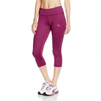 Puma Eyes All me on-Pantalón pirata 3/4 para mujer, color morado oscuro Heather FR: XS